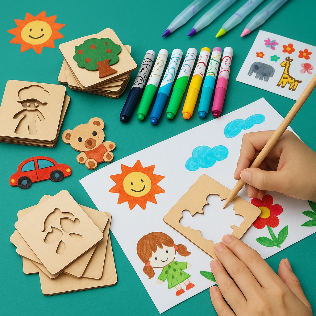 Educatieve Houten Tekensjablonen