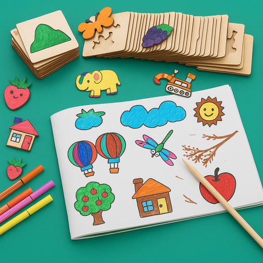 Educatieve Houten Tekensjablonen