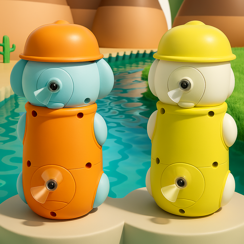 Badfiguur met Waterwiel