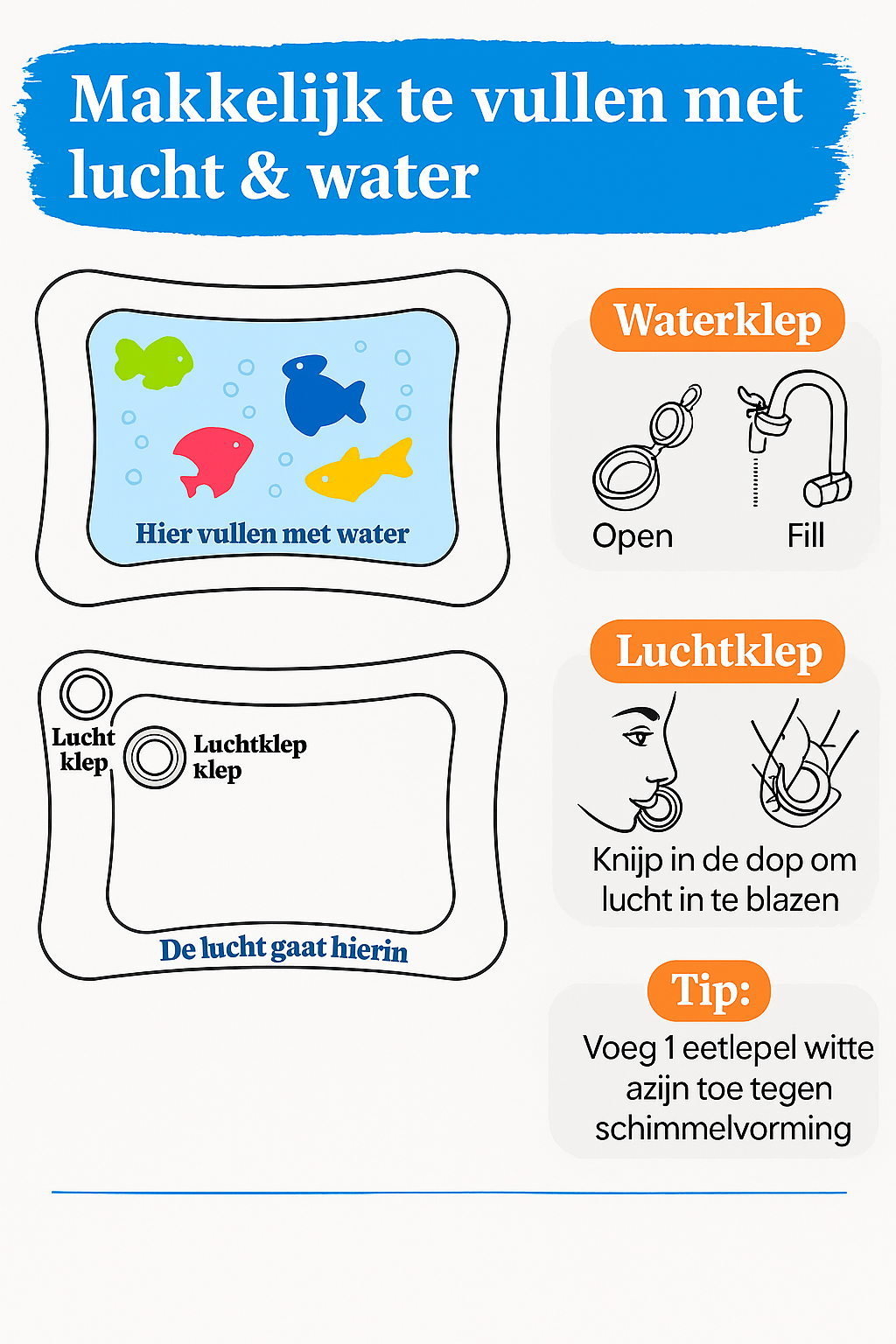 Watermat - Springende Dolfijn