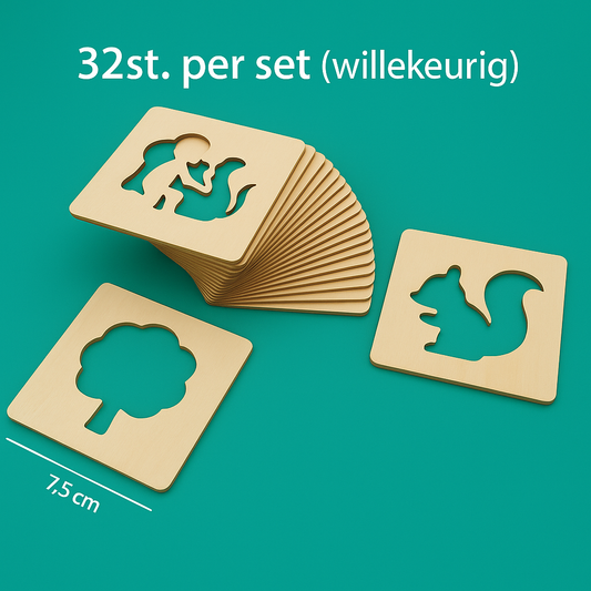Educatieve Houten Tekensjablonen